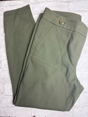 Loft Hunter Green Marisa Skinny Pants 12 NEW NWOT Professional Office 😍